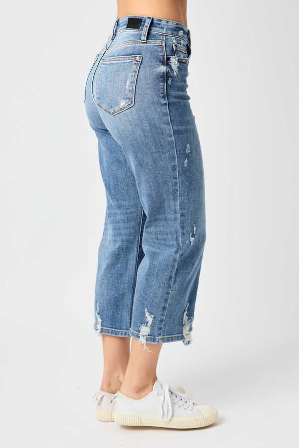 Judy Blue Jean Wide Leg Crop