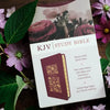 The KJV Study Bible, Indexed (Crimson Bouquet)