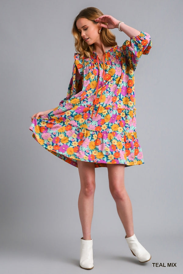 Stay Wild Tiered Dress